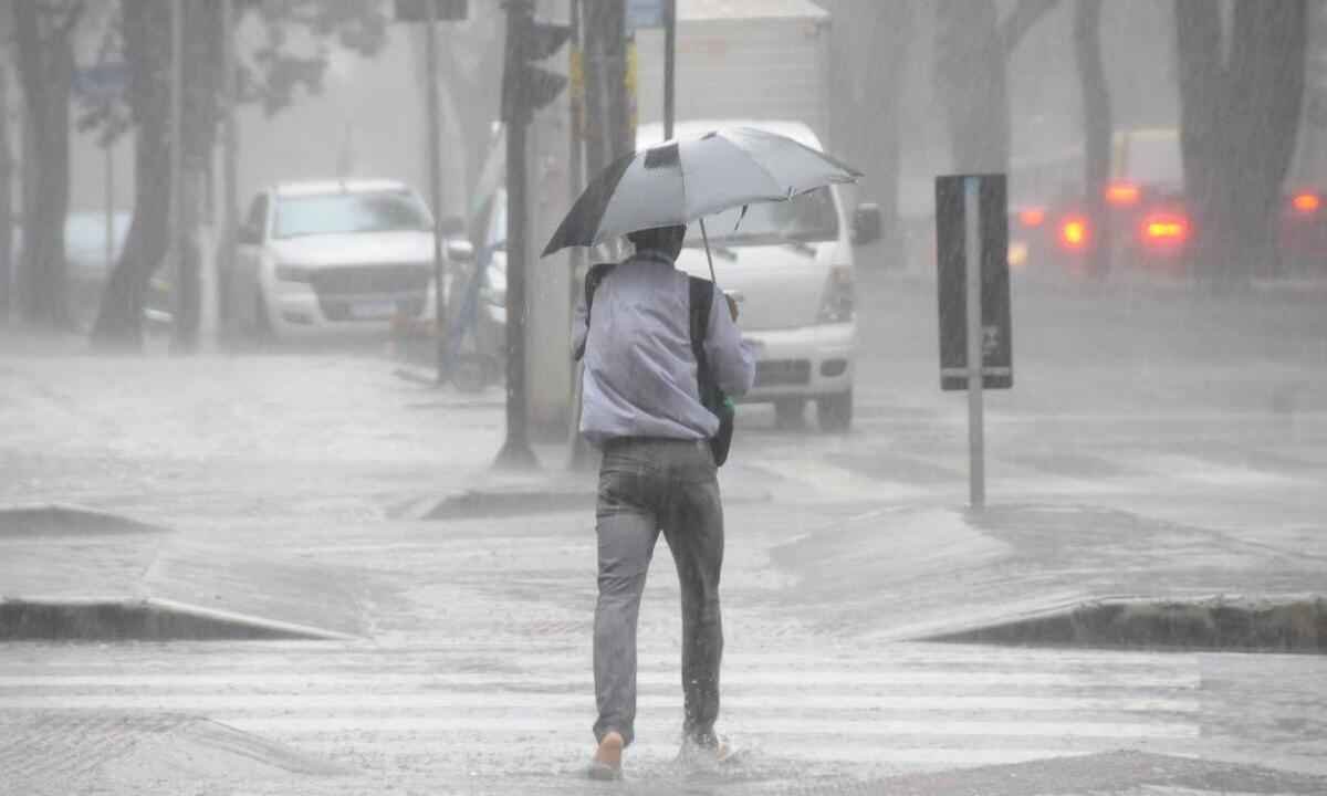 288 cidades mineiras estão sob alerta de temporal; veja lista - Juarez Rodrigues/EM/DA Press