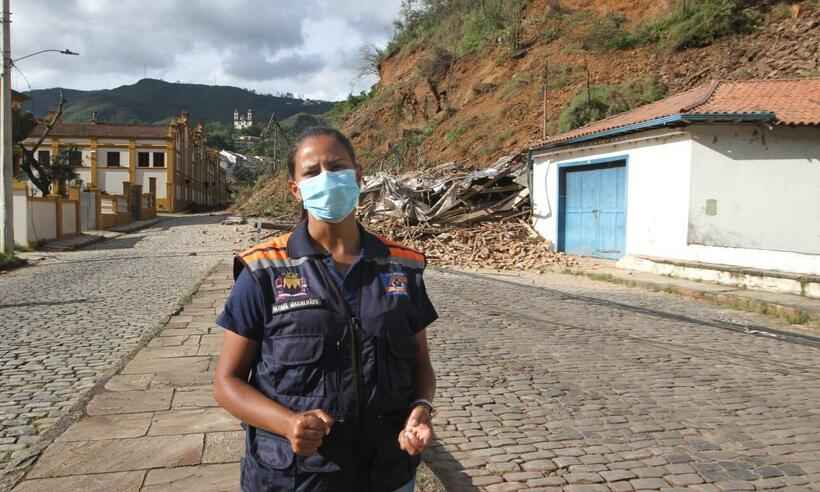 Ouro Preto: conheça a 'heroína' que evitou mortes no deslizamento  - Jair Amaral/EM/D.A press