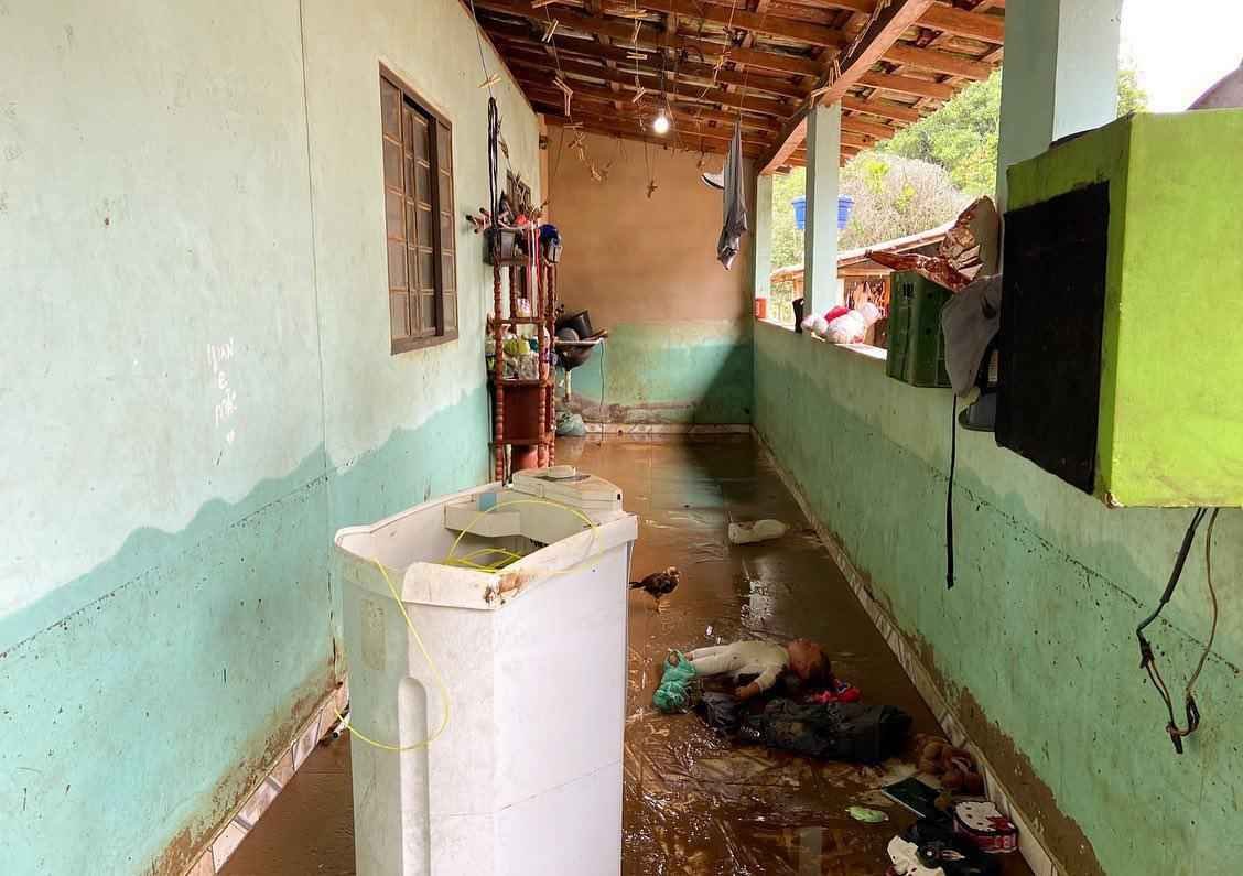 Famílias atingidas por chuvas em Mariana podem receber auxílio de R$ 3 mil - Reprodução/ Facebook Juliano Duarte