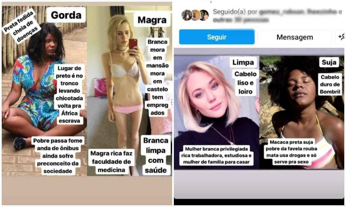 Autor de injúria racial e ameaças de estupro e morte volta a atacar em JF - Redes sociais/Reprodução