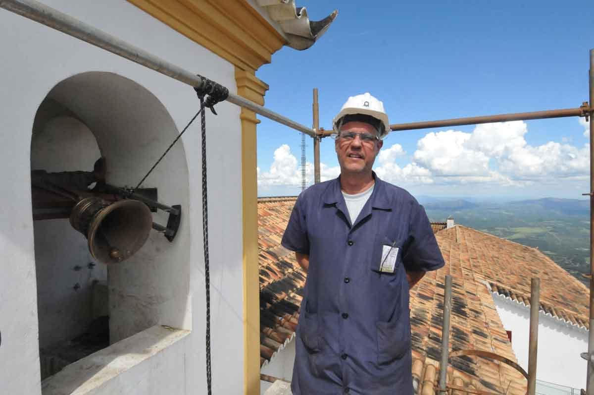 Restaurados e afinados, sinos voltam a dobrar na Serra da Piedade - Túlio Santos/EM/D.A Press