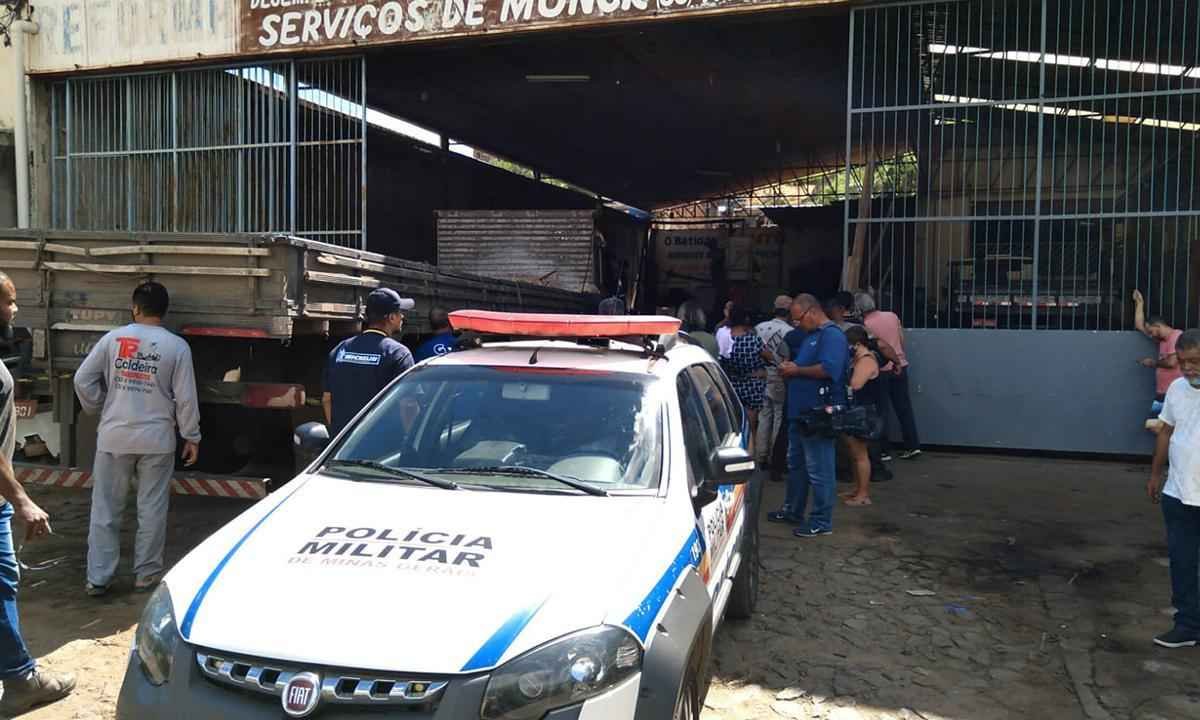 Pneu de caminhão explode e mata dois homens em oficina de Valadares - Reprodução Redes Sociais