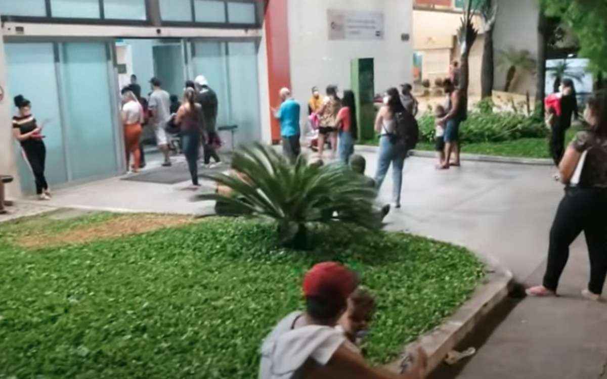 Após vídeo de superlotação, Unimed confirma enfrentar pico de atendimento - Reprodução/Youtube