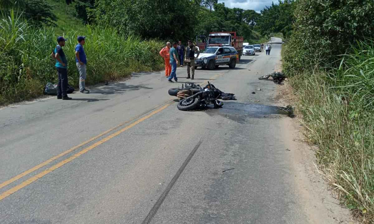 Belo Oriente: motos batem de frente e dois motociclistas morrem na LMG-758 - Reprodução Redes Sociais