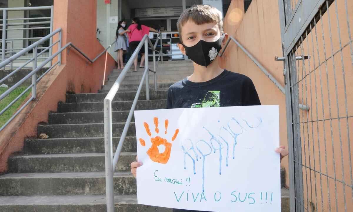 Confira o cronograma da vacinação infantil em BH nesta semana - Juarez Rodrigues/EM/D.A Press