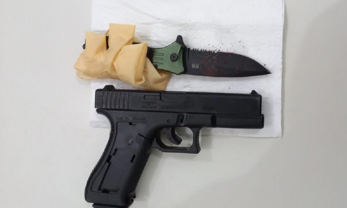 Policial é esfaqueado, se defende e mata suspeito de roubo em Araguari - Divulgação/PMMG