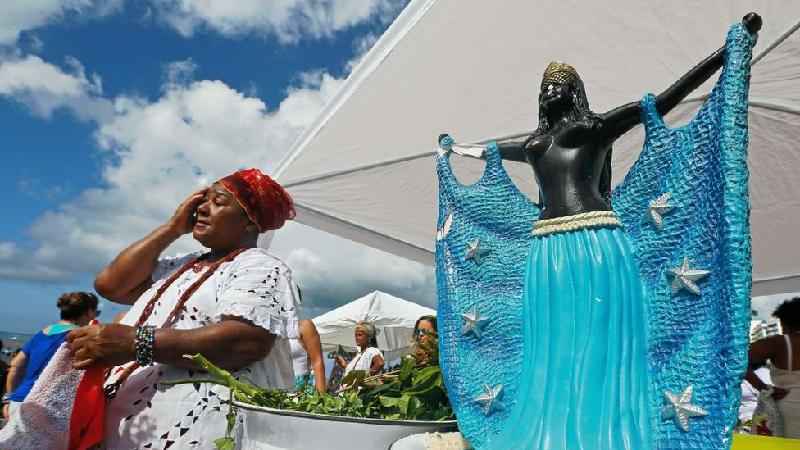 Iemanjá, a divindade africana que ganhou feição branca no Brasil - RAFAEL MARTINS/AFP via Getty Images