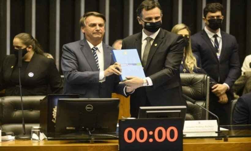 Na reabertura do Congresso, Bolsonaro ataca Lula e faz aceno ao Nordeste  - Minervino Júnior/CB/D.A. Press
