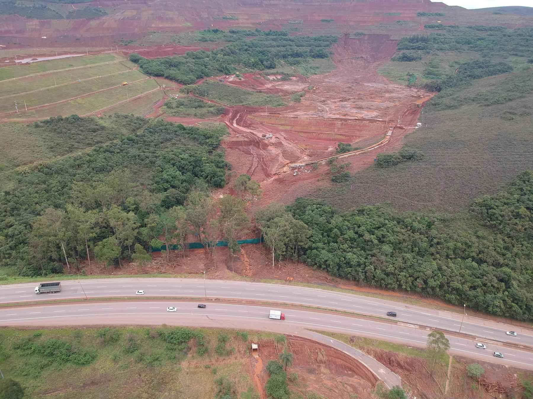 Fiscais relatam devastação após desastre na mina da Vallourec - Mateus Parreiras/EM/D.A Press