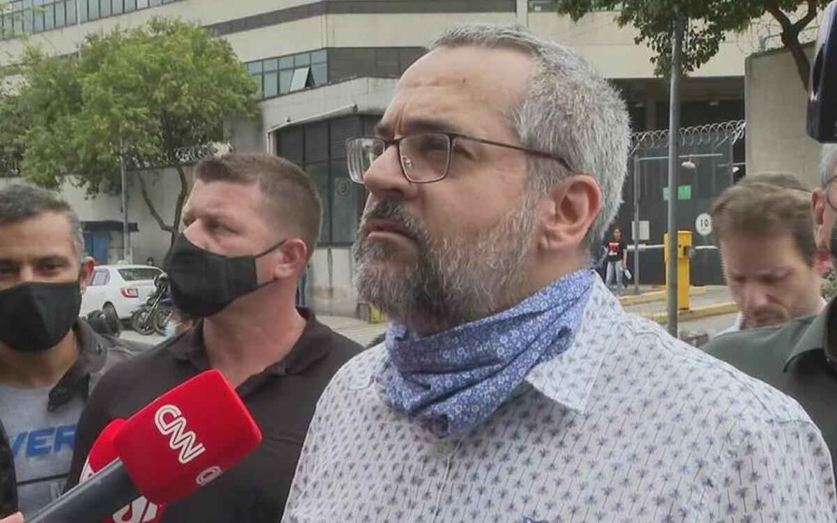 Weintraub chega para depor na PF nesta sexta: 'Sempre falei a verdade' - Tv Globo/Reprodução