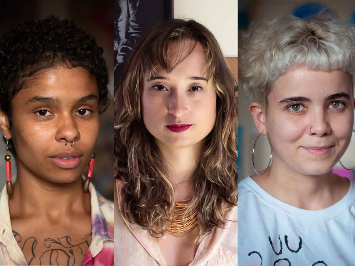 Artistas plásticas participam de mostra virtual junto das pequenas filhas - Acervo pessoal