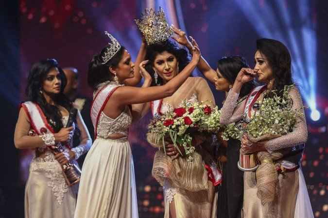 'Mrs. Sri Lanka' perde seu título após acusações contra 'Mrs. Universo' - AFP