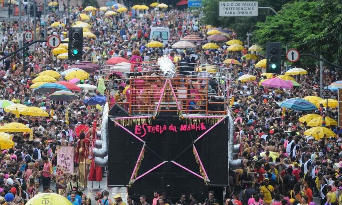 Blocos Então, Brilha! e Volta Belchior se unem para 'pré-carnaval', em BH - Leandro Couri/EM/D.A Press