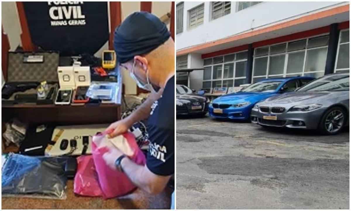 Quadrilha mineira é presa após aplicar 15 mil golpes com falsos anúncios - Polícia Civil/Divulgação