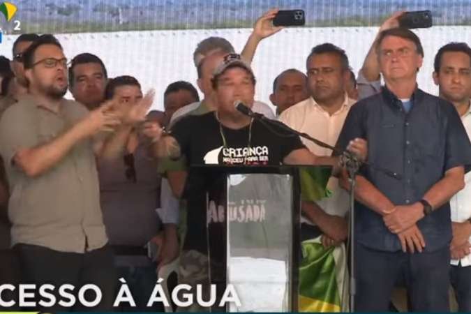 Magno Malta pede voto em Bolsonaro durante evento oficial; veja vídeo - Reprodução / TV Brasil