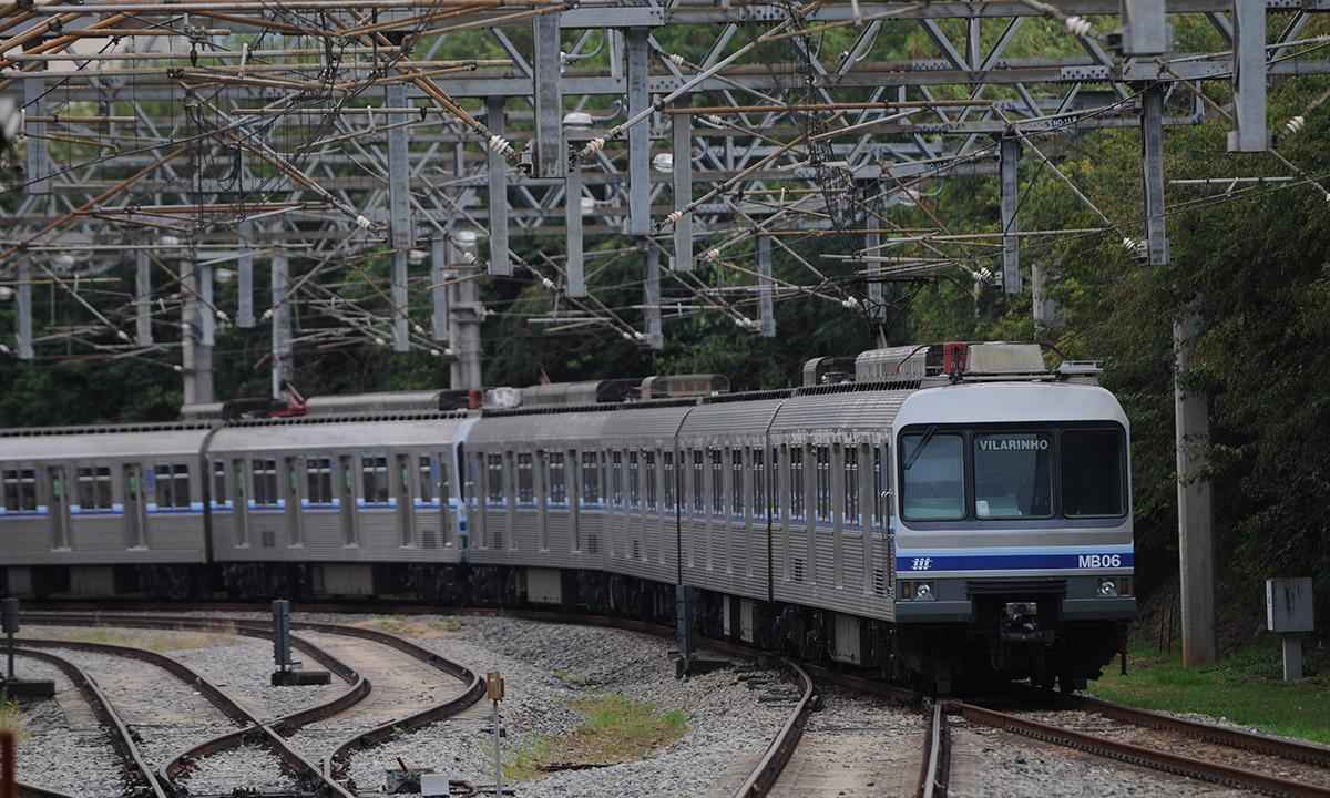 Intervalo entre as viagens do metrô de BH vai diminuir aos sábados - Leandro Couri/EM/D.A Press - 30/09/2021