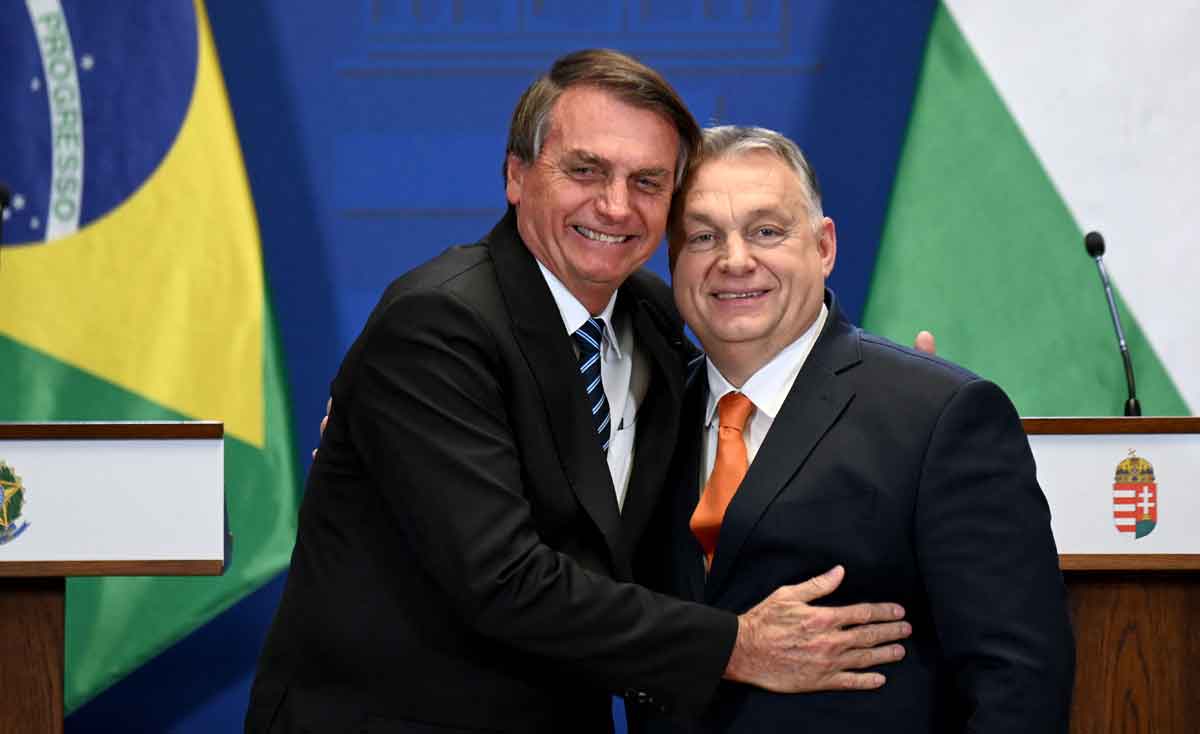 Bolsonaro mente ao premiê húngaro sobre desmate na Amazônia - Attila KISBENEDEK/AFP