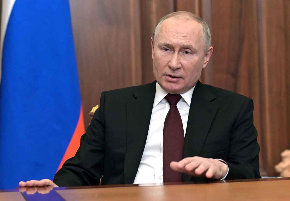 Nova guerra fria esquenta com escalada da crise ucraniana gerada por Putin - NIKOLSKY/SPUTNIK/AFP