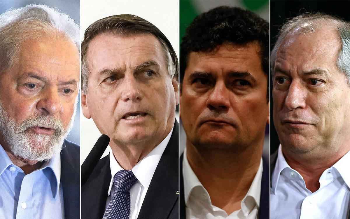 XP/Ipespe: Lula tem 43%; Bolsonaro, 26%; Moro, 8%; e Ciro, 7% - Miguel Schincariol/AFP