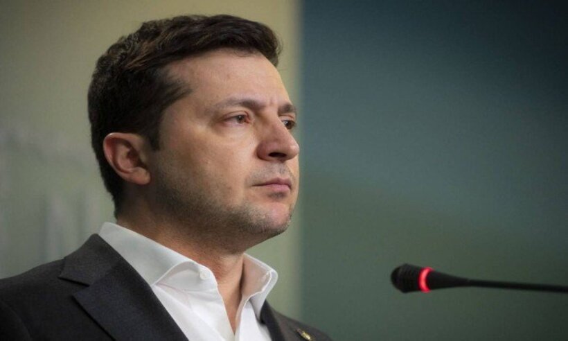 'A vida vencerá a morte', diz presidente da Ucrânia em discurso - Handout / UKRAINE PRESIDENCY / AFP