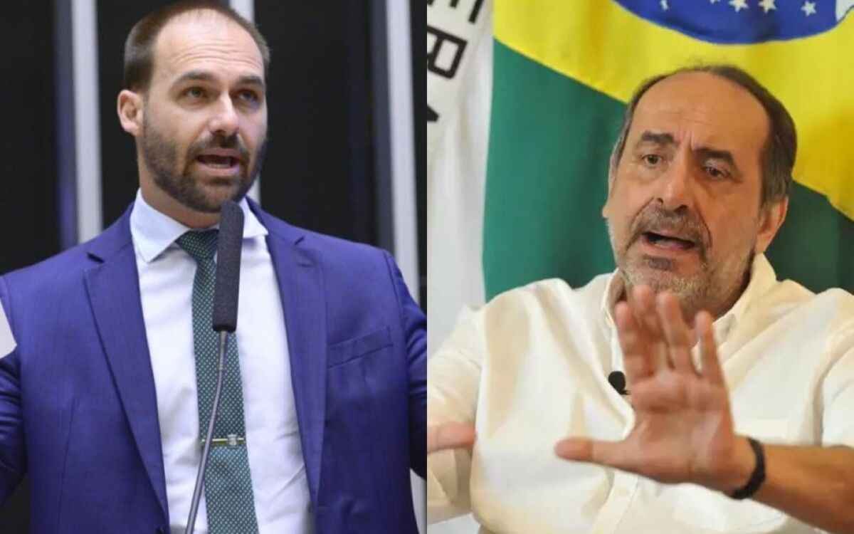 Eduardo Bolsonaro usa fala de Kalil de 2020 e acusa: 'Projeto de tiranete'  - Nilson Bastian/Câmara dos Deputados
 Ramon Lisboa/EM/D.A. Press