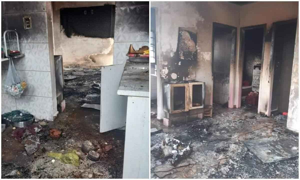 Mulher tenta atropelar e agride ex-companheira, e coloca fogo na casa dela - Gilberto Silva/Divulgação