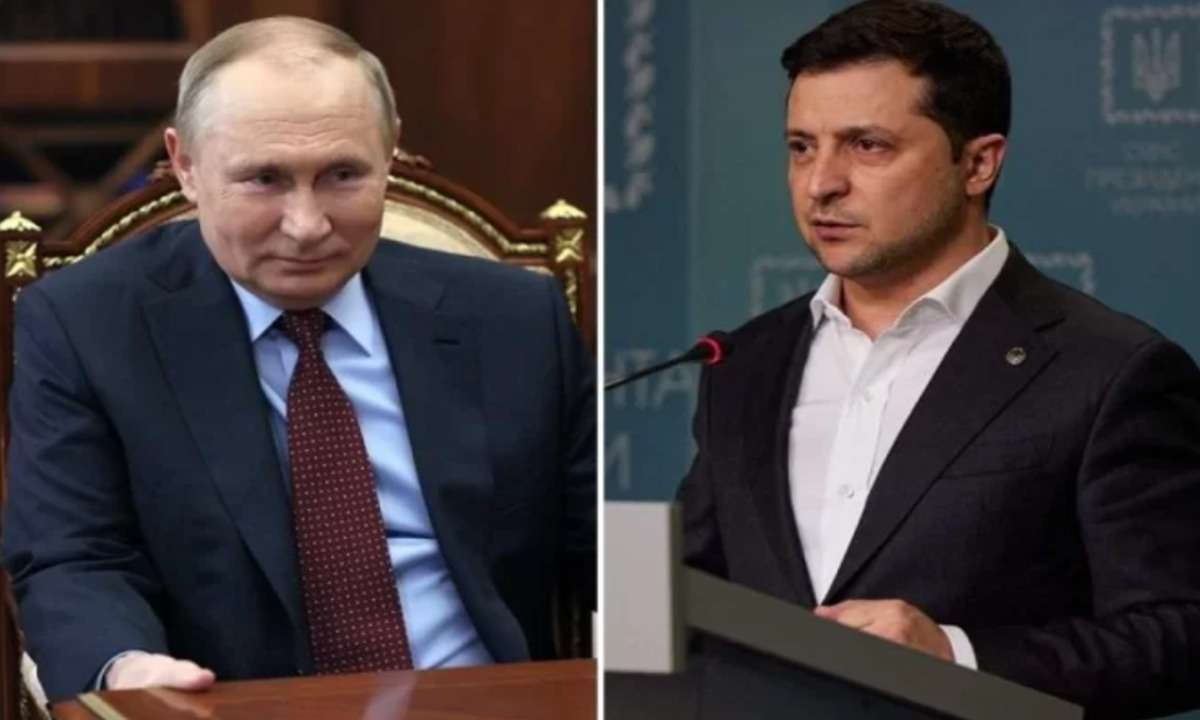 Zelensky: conversa com Putin é 'a única maneira de parar esta guerra' - Mikhail Klimentyev / SPUTNIK / AFP - Handout / UKRAINE PRESIDENCY/AFP