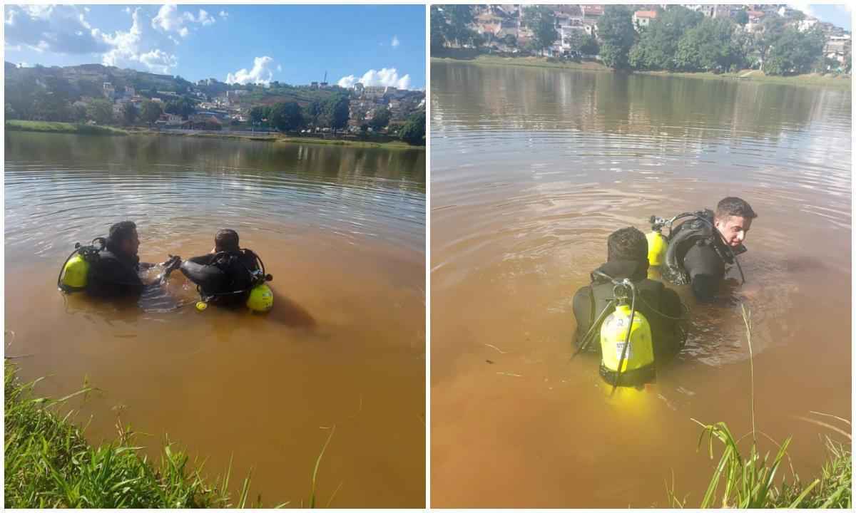 Homem de 32 anos morre afogado em Minas após entrar em lago artificial - Corpo de Bombeiros/Divulgação