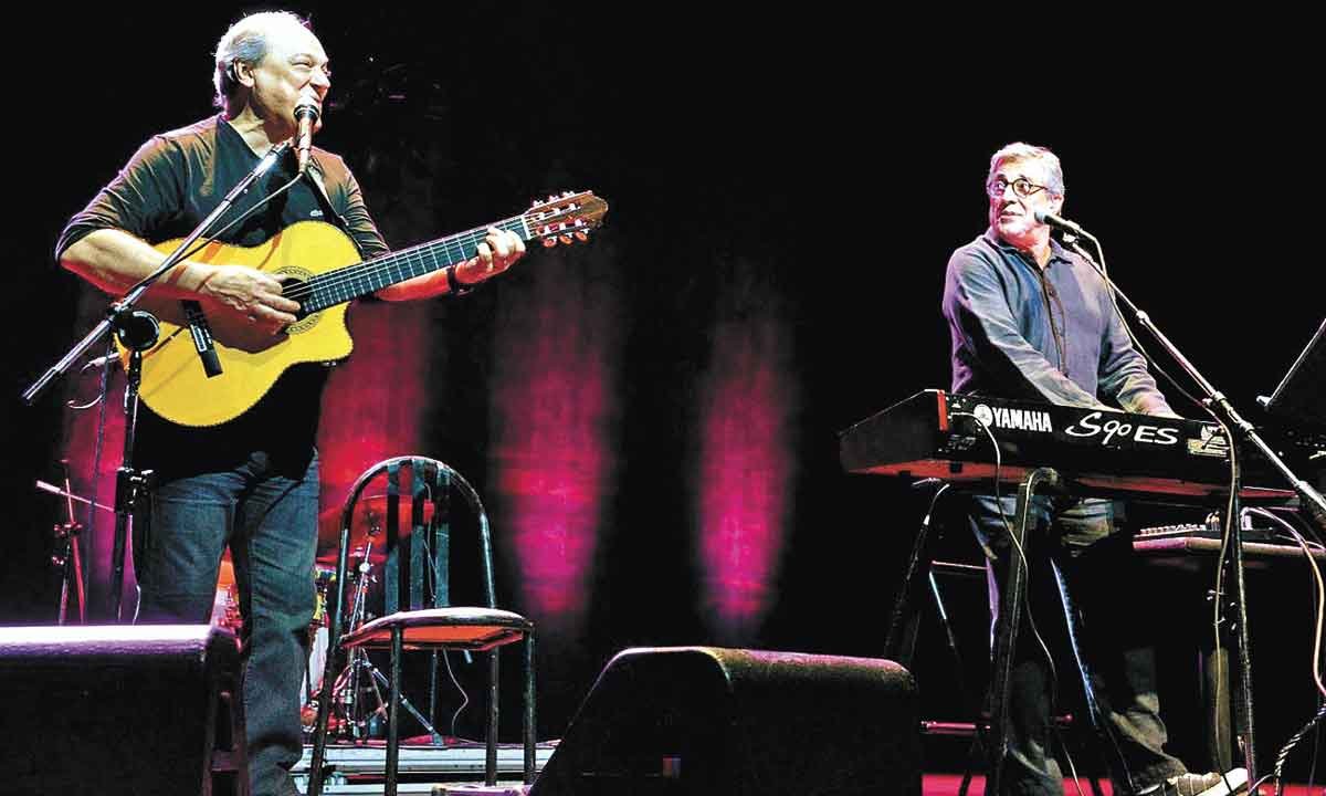 Toquinho e Ivan Lins voltam a BH e convidam o público a cantar - Acervo pessoal
