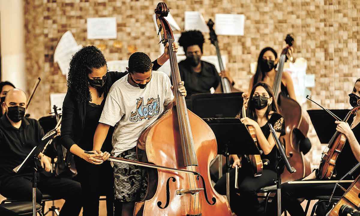 Orquestra Ouro Preto retoma projeto com estudantes - Iris Zanetti/divulgação