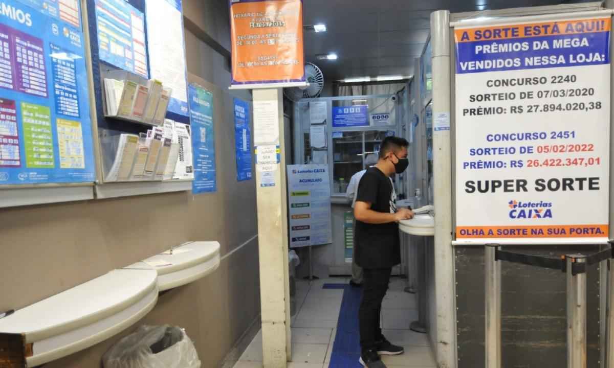 Mega-Sena sorteia hoje prêmio de R$ 107 milhões - Gladyston Rodrigues/EM/D.A Press