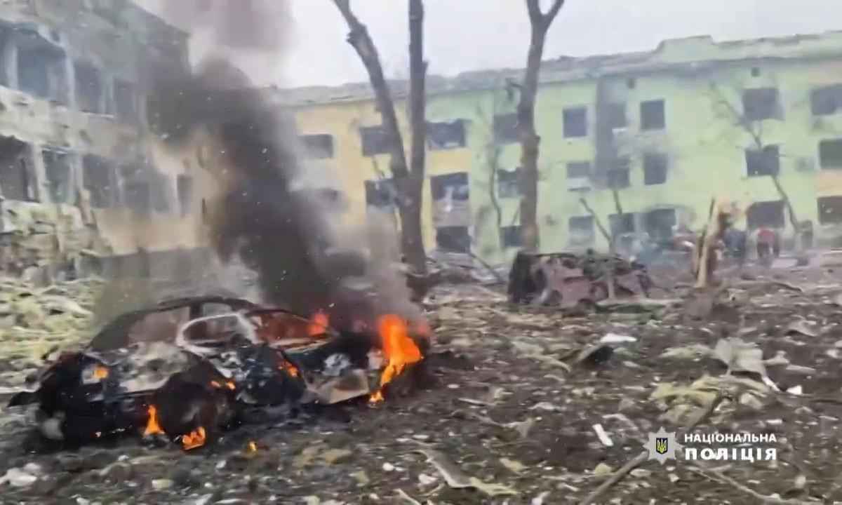 15º dia de invasão: Rússia interrompe cessar-fogo ao bombardear maternidade - Donetsk Regional Police / AFP