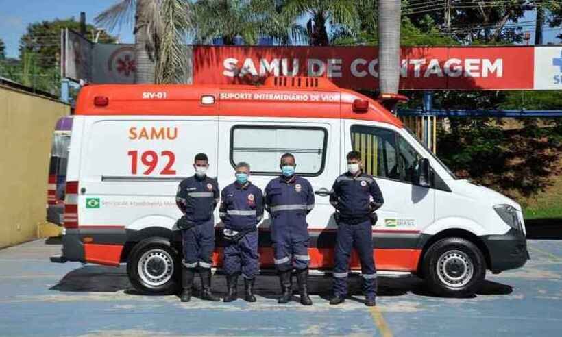 Samu de Contagem lança unidade inédita para atender risco de morte - Fábio Silva/PMC