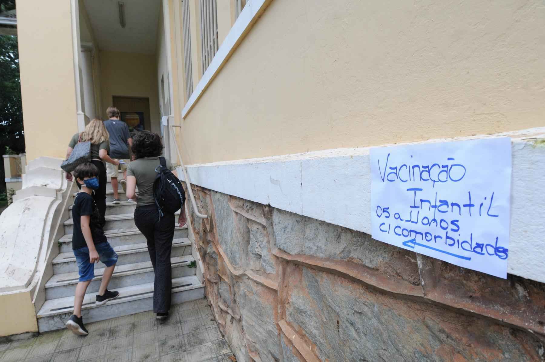 PBH convoca crianças para a 2ª dose da vacina contra COVID - 19; veja datas - Juarez Rodrigues/EM/D.A Press