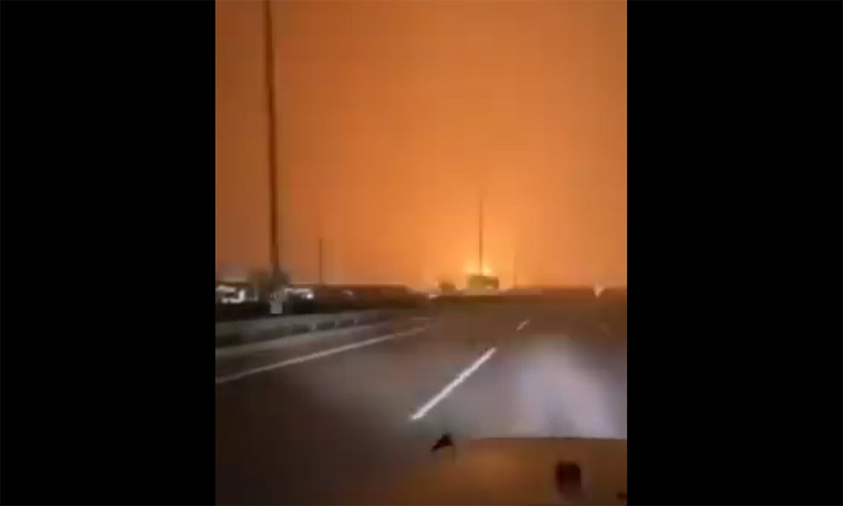 Mísseis são disparados perto de consulado dos EUA no Iraque - Reprodução da internet/Twitter/Kurdistan24