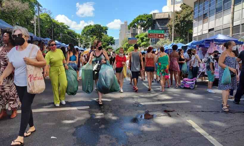 Alta dos combustíveis já reflete nos preços da feira da Afonso Pena - Jair Amaral/EM - Belo Horizonte/MG - DA Press/Brasil