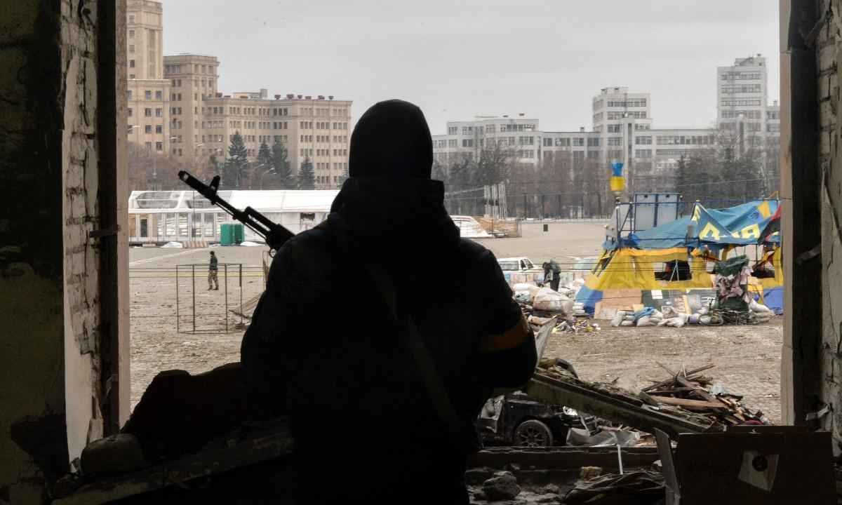Guerra na Europa: 'Vejo como única saída, uma Ucrânia independente' - Sergey Bobok/AFP
