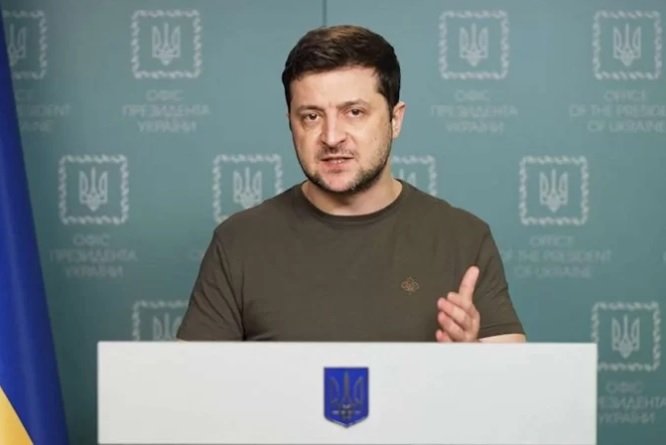 Ucrânia deve admitir que não poderá integrar Otan, diz Zelensky - UKRAINE PRESIDENCY / AFP