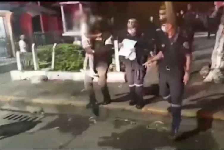 Mulher joga filho de 6 anos em rio de uma altura de 15 metros - Reprodução de vídeo