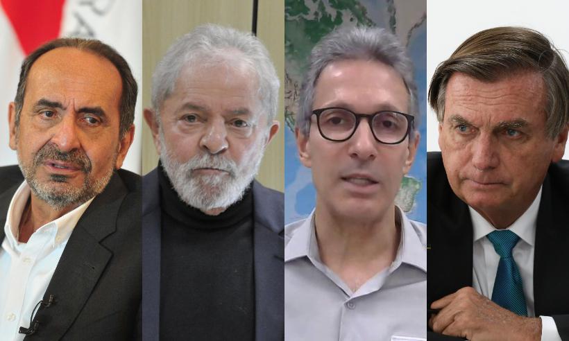 Com apoio de Lula, Kalil teria mais votos que Zema apoiado por Bolsonaro - Alexandre Guzanshe/Denys Lacerda/EM/D.A Press/Divulgação/PT/Clauber Cleber Caetano/PR