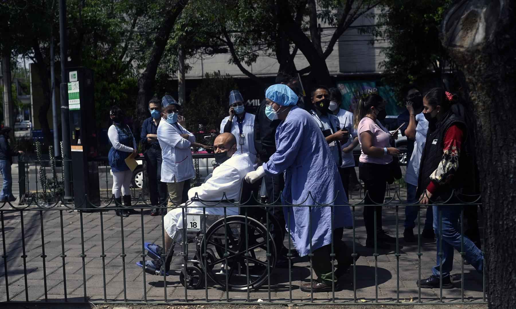 Terremoto de magnitude 4,8 é registrado no México - PEDRO PARDO / AFP

