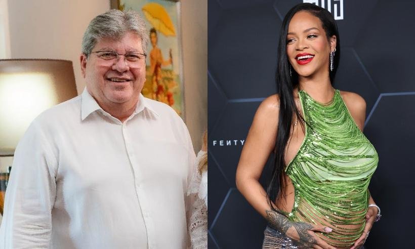 Governador da Paraíba convida Rihanna a ter o bebê no Brasil - Reprodução/Instagram/Twitter