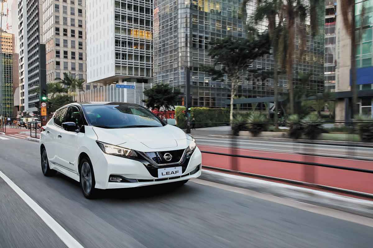 Dirigimos o Nissan Leaf, automóvel 100% elétrico mais vendido de 2021 - Fotos: Nissan/Divulgação