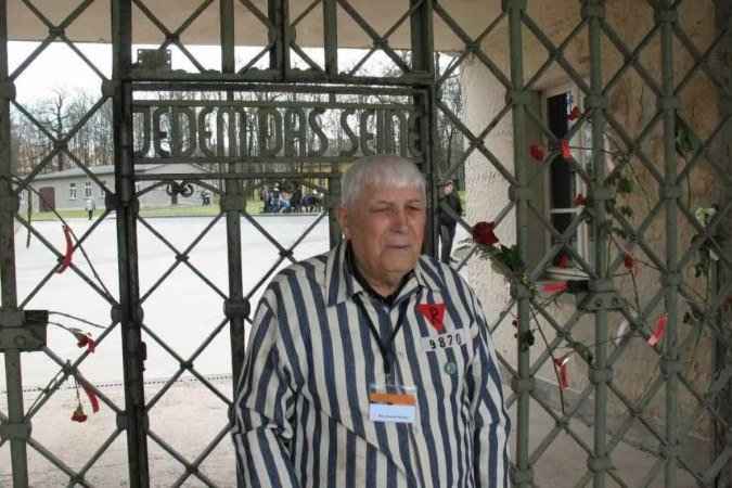 Ucrânia: sobrevivente de campo de concentração nazista morre em bombardeio - Fundação Alemã Memorial de Buchenwald e Mittelbau/ Reprodução/ Twitter