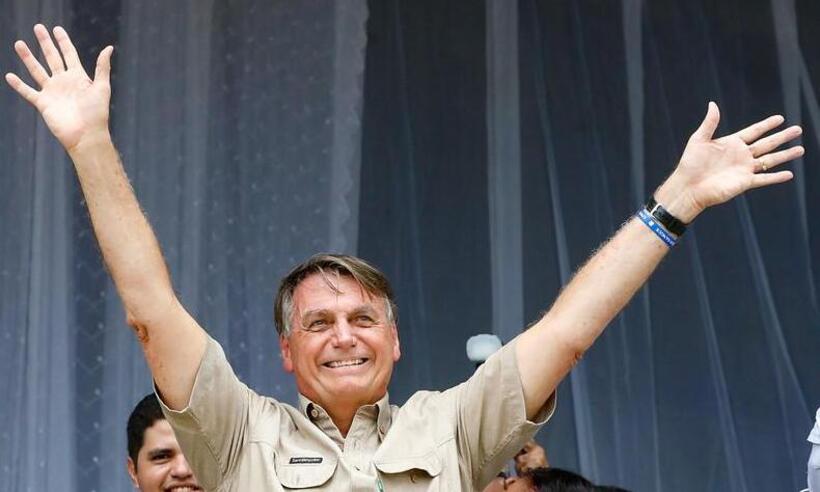 Com Michelle e Damares, Bolsonaro vai até o Tocantins -  Alan Santos/PR