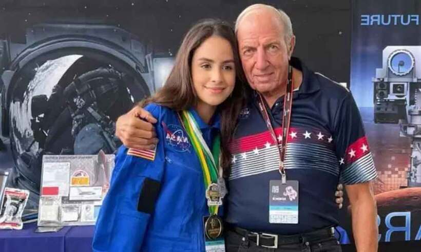 Estudante da UFMG quer ser a primeira astronauta brasileira mulher - fotos: Arquivo pessoal
