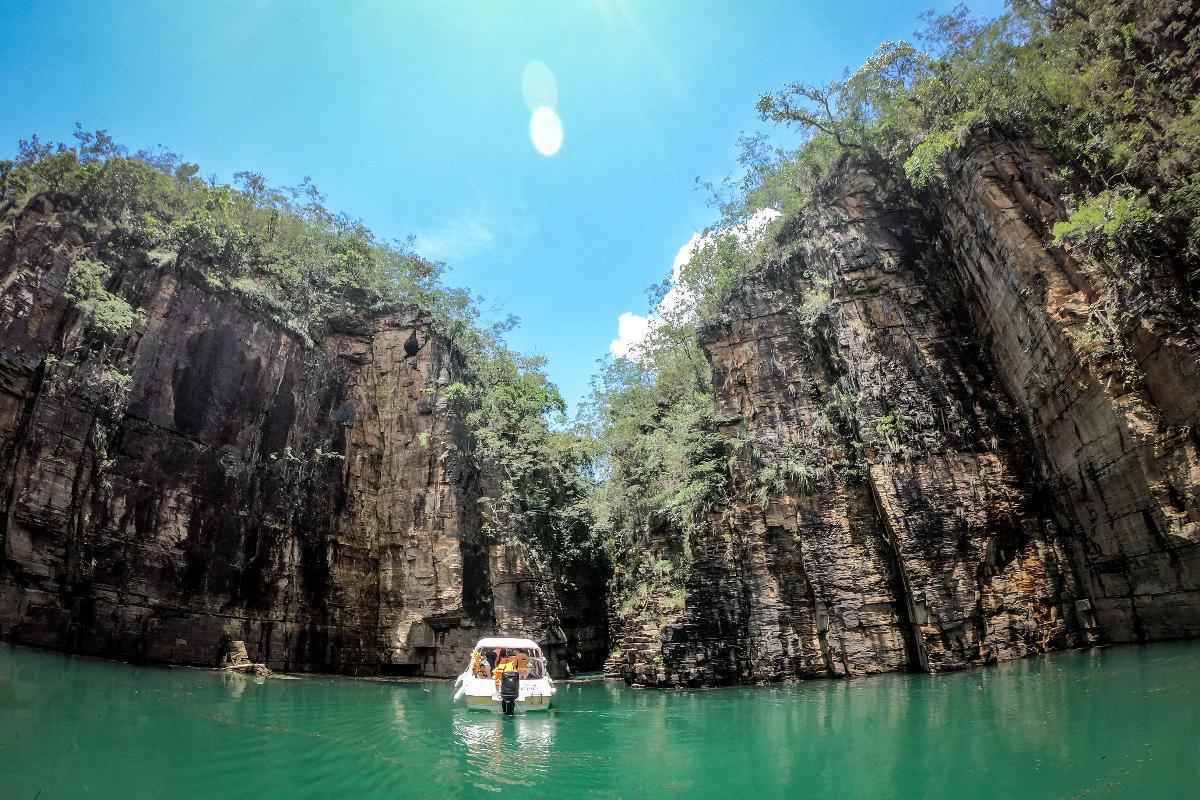 Visitação aos cânions de Capitólio, em Furnas, é liberada - Leandro Couri/EM/D.A Press