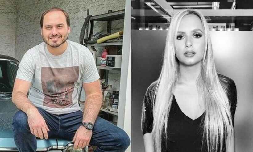 Gaúcha de 26 anos desfaz noivado com Carlos Bolsonaro - Redes Sociais/Reprodução