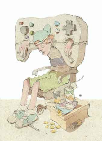 Vício em games: há saídas sem estigmas - ilustração