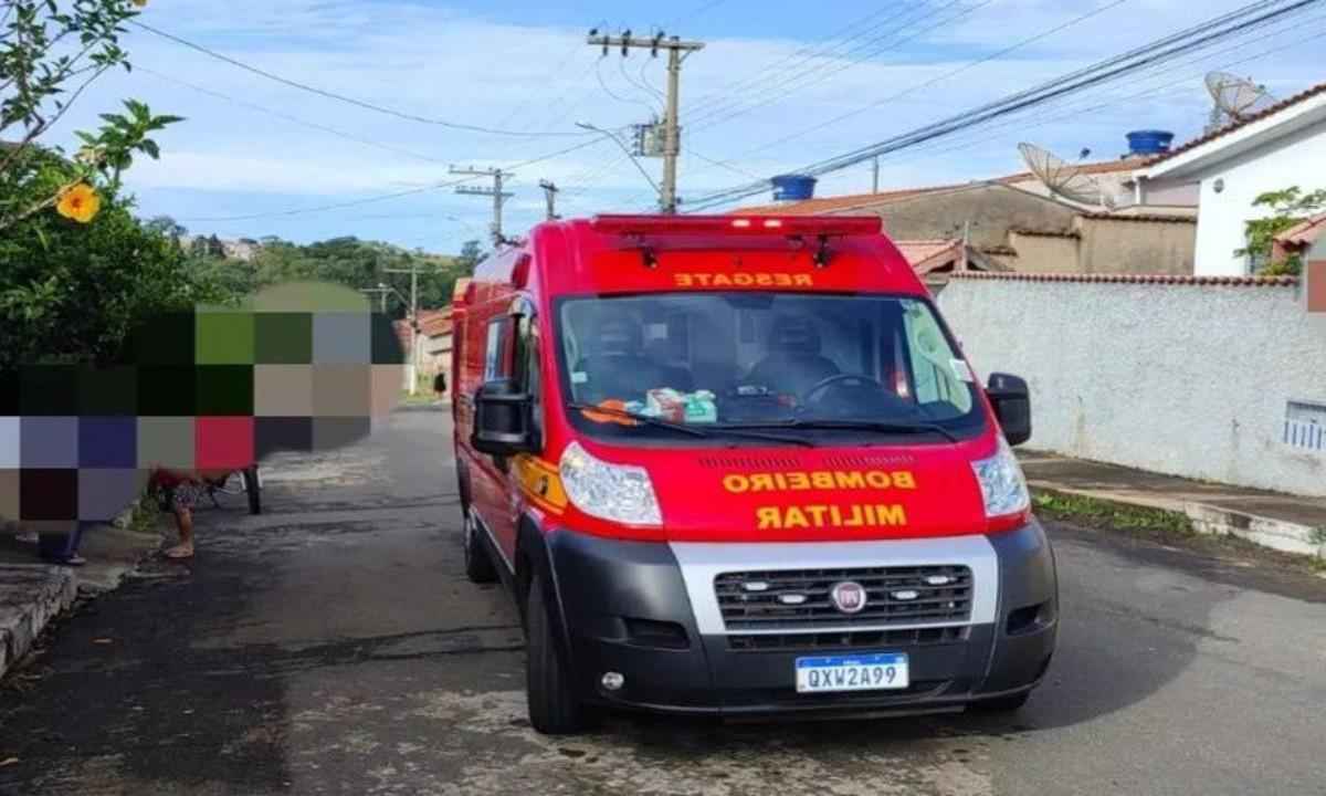 Idosa tem braço dilacerado após ataques de dois pitbulls, em Guaxupé - Corpo de Bombeiros/Divulgação